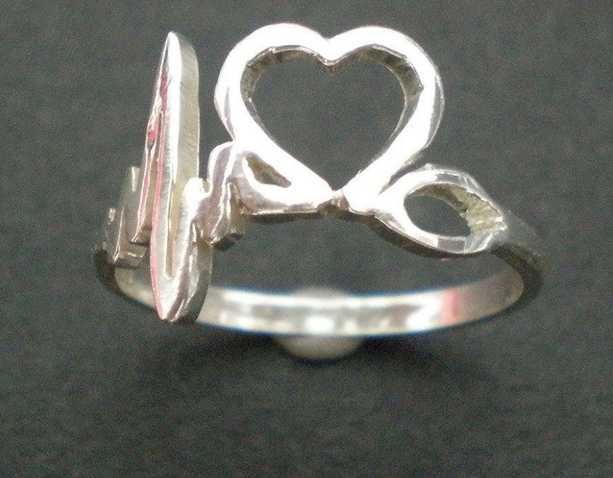 Registered Nurse Heart Beat Ring Medical Doctor