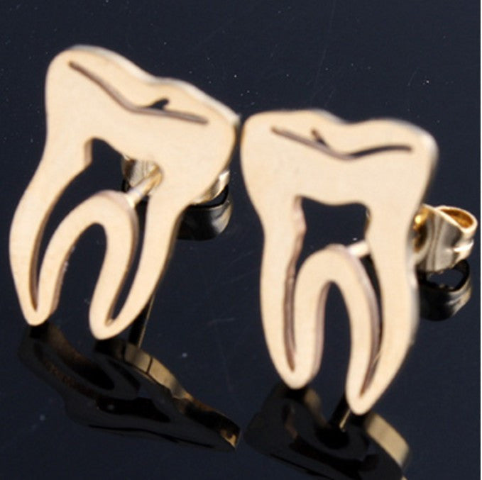 Tooth Stud Earrings for Women