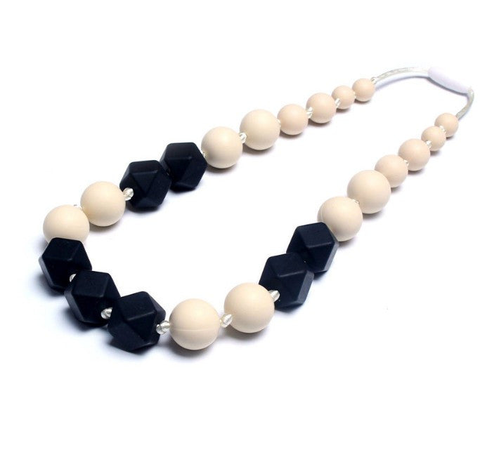 Chew Beads Teething Necklace Nursing Jewelry