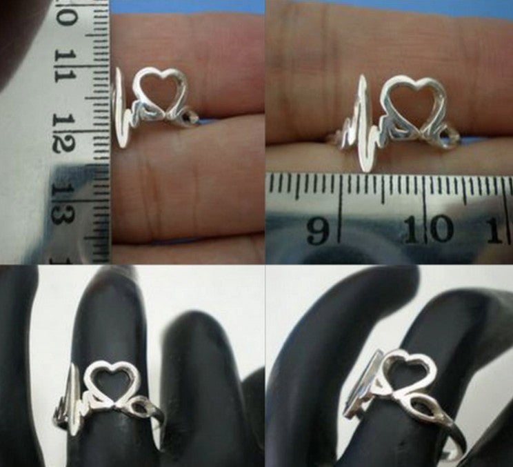 Registered Nurse Heart Beat Ring Medical Doctor