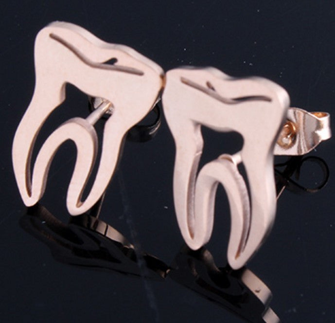 Tooth Stud Earrings for Women