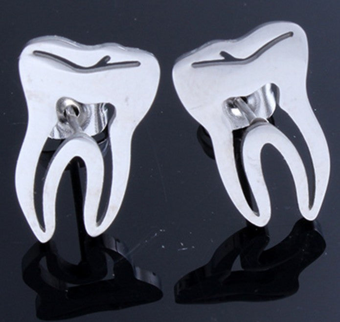 Tooth Stud Earrings for Women