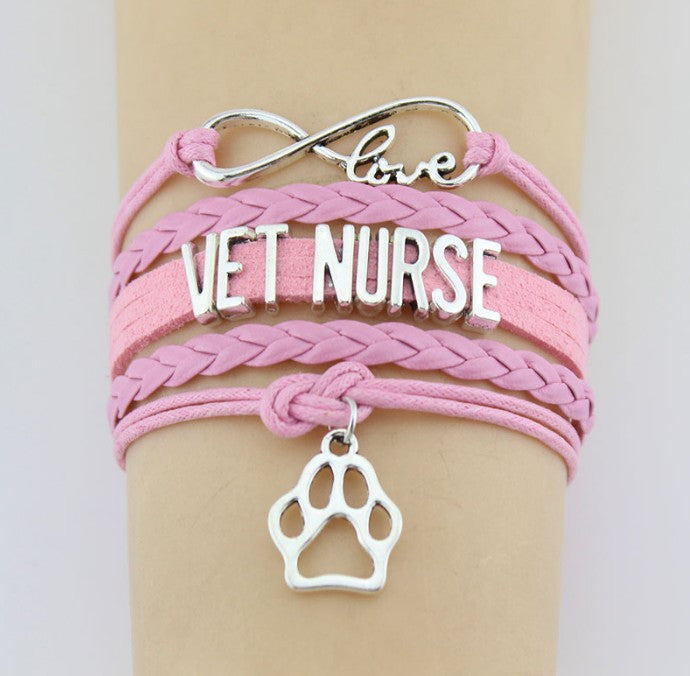 Infinity Love Vet Nurse Bracelet