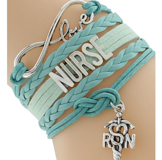 Infinity Love Registered Nurse Bracelet