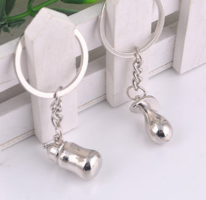 Novelty Nursing Bottle Key Rings Nipple Key Chain