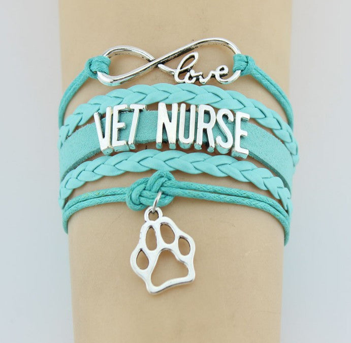 Infinity Love Vet Nurse Bracelet