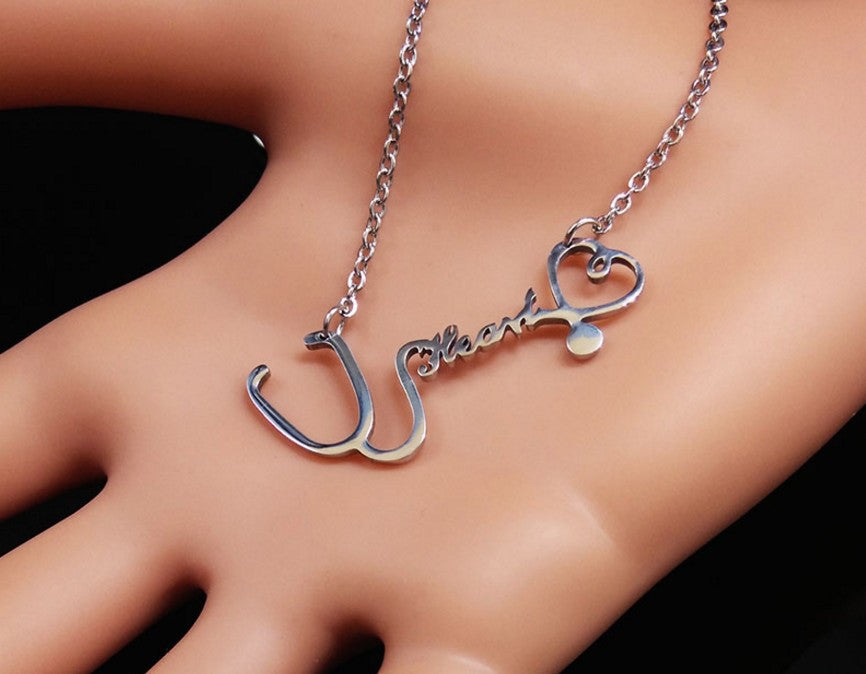 Jewelry Nurse Medical Stethoscope Necklaces