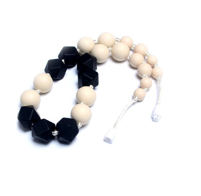 Chew Beads Teething Necklace Nursing Jewelry