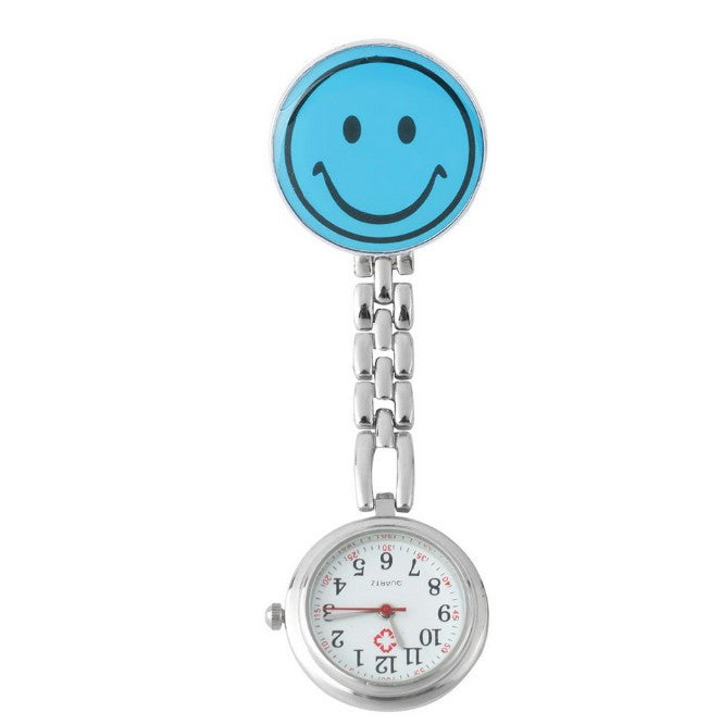 Smile Face Nurse Fob Brooch Pendant Watch