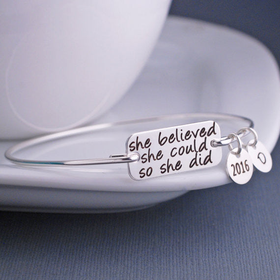 Inspirational Nursing Bangle Bracelet